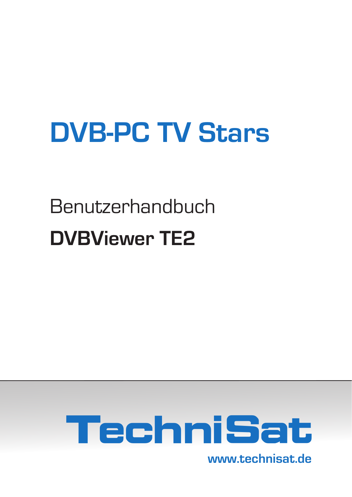 TechniSat DVBViewer TE2 User guide