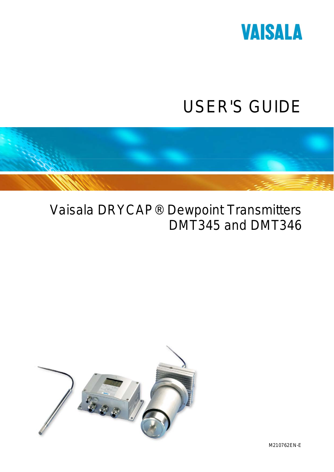 vaisala DMT345, DMT346 User Guide