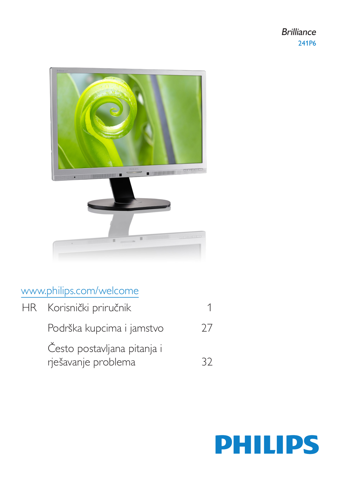 Philips 241P6EPJEB/93 Operation Manual