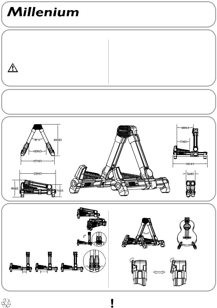 Thomann Uke A-Stand Flex Quick Start Guide