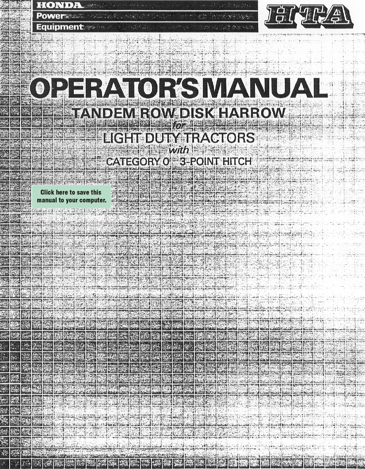 Honda DS752A Owner's Manual