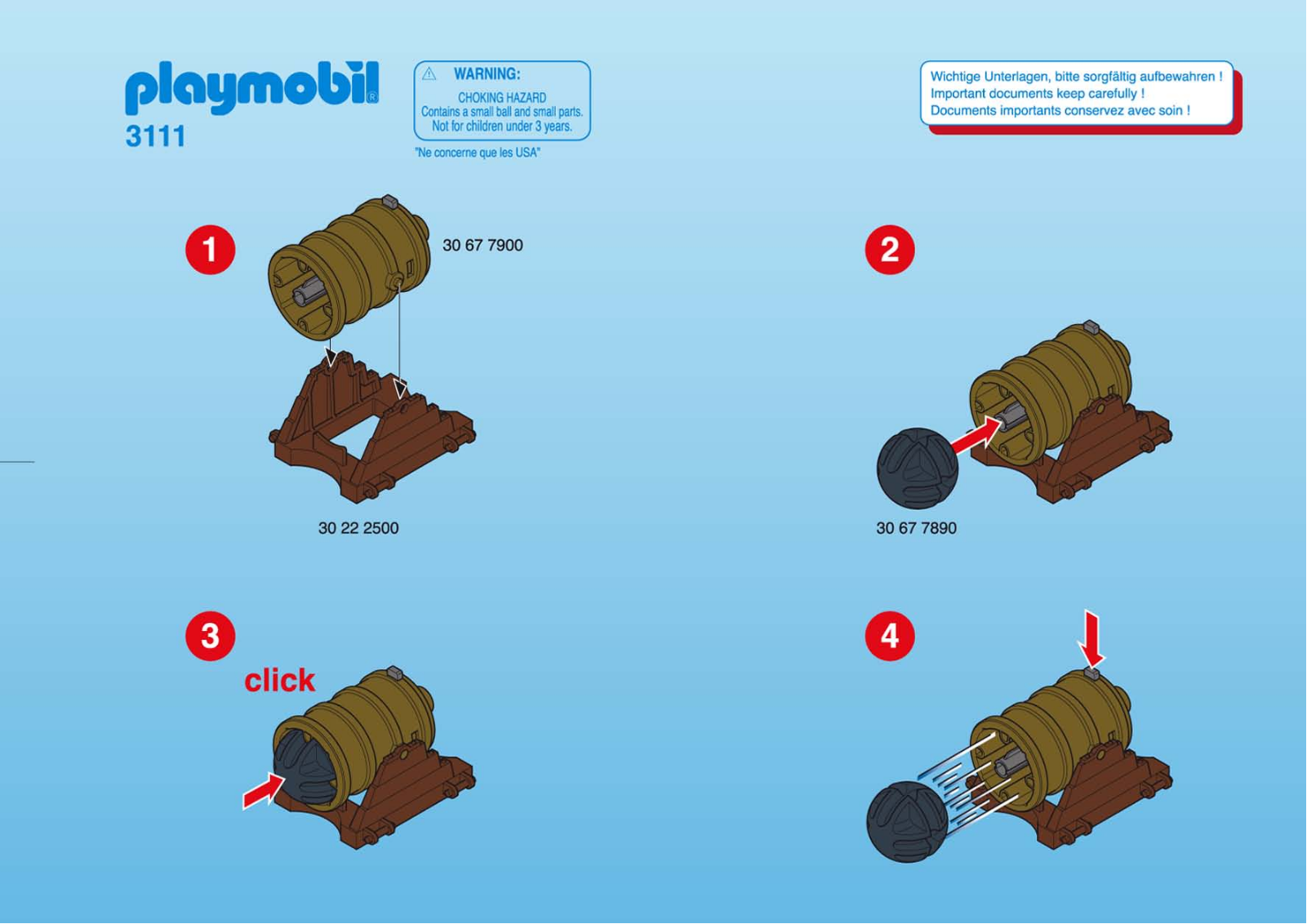 Playmobil 3111 Instructions