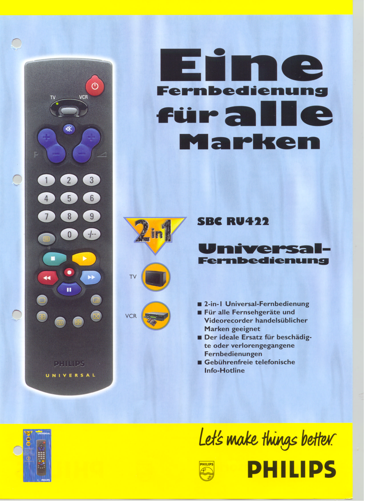 Philips SBCRU422 User Manual