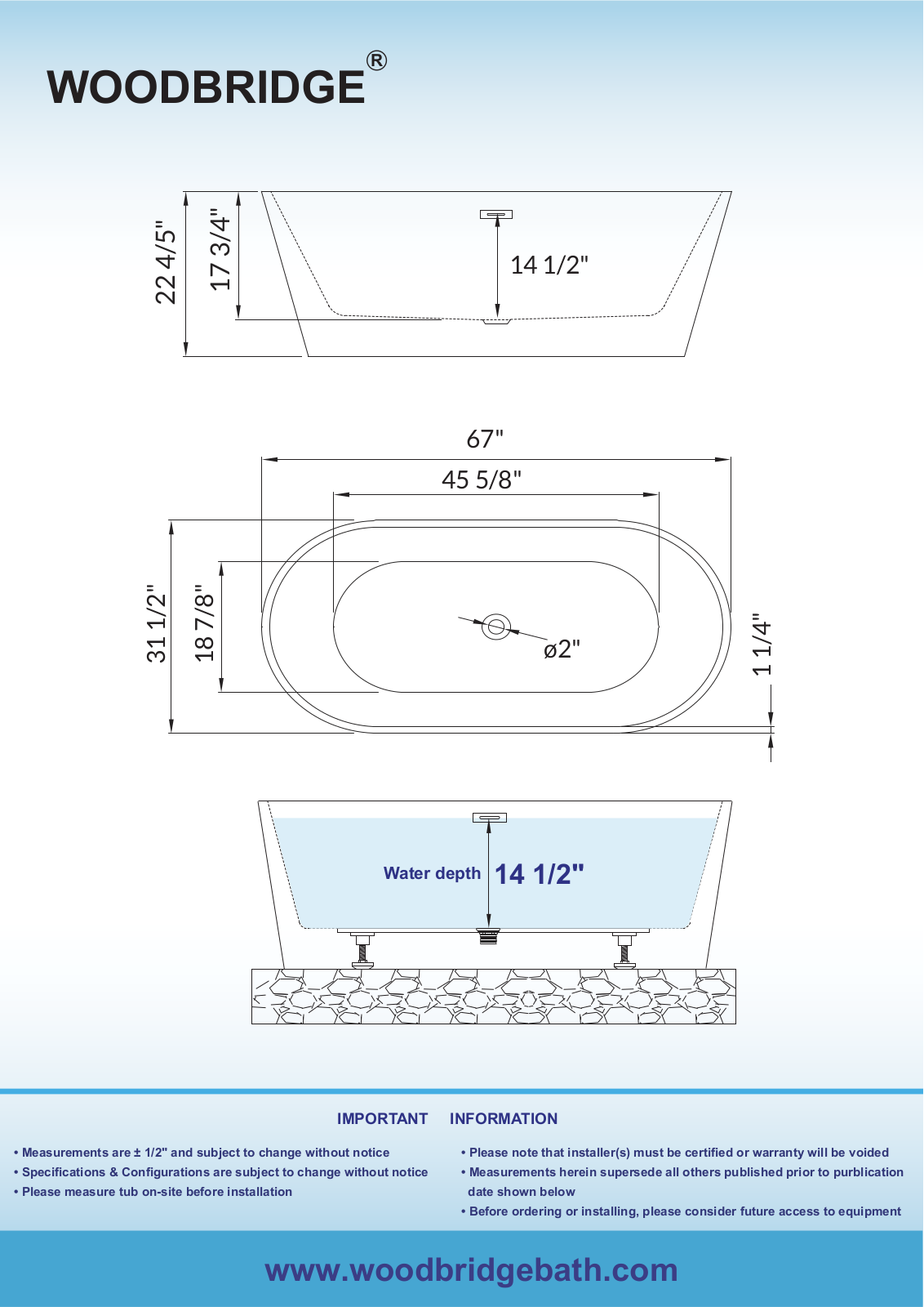 WoodBridge WDBR1255 Specifications - ManualMachine.com