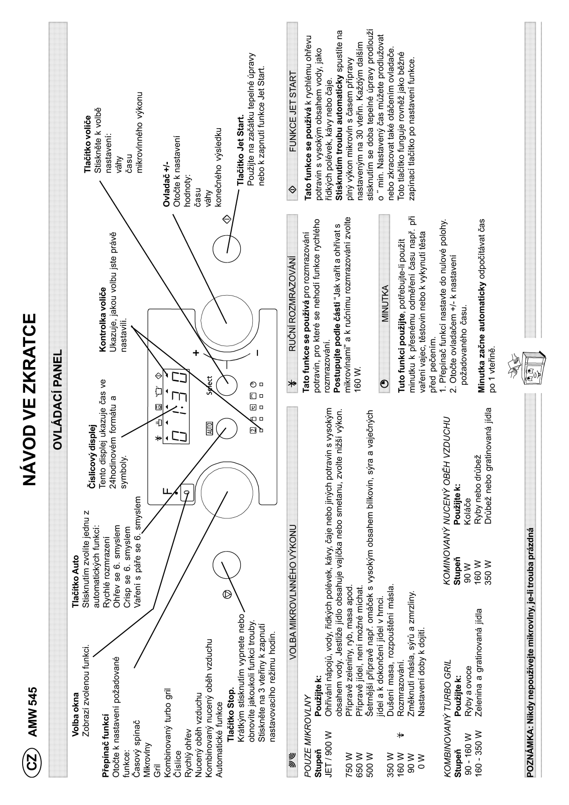 Whirlpool AMW 545 IX User Manual