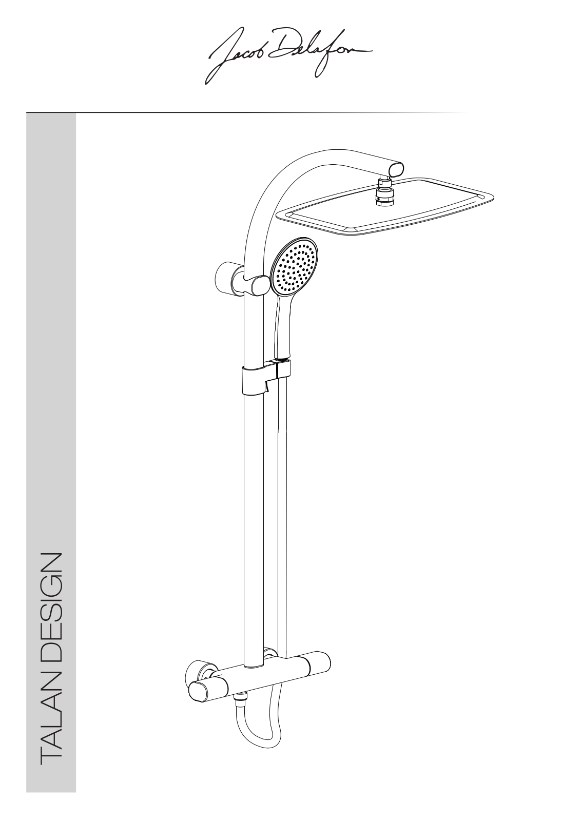 Jacob Delafon TALAN E20642RU-CP Assembly guide