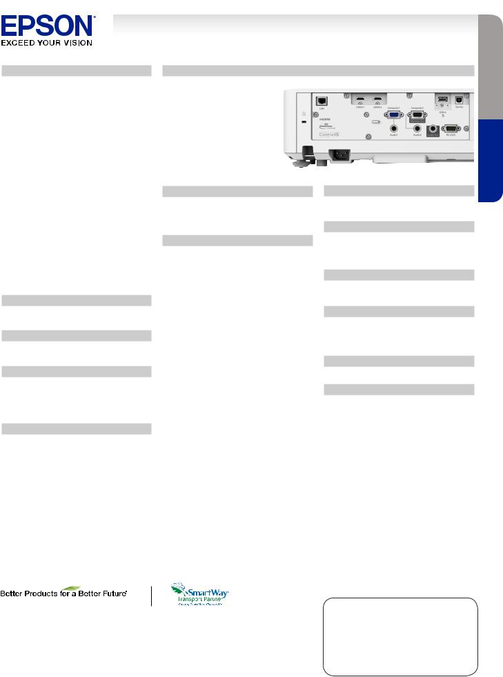 Epson L500W WXGA User Manual