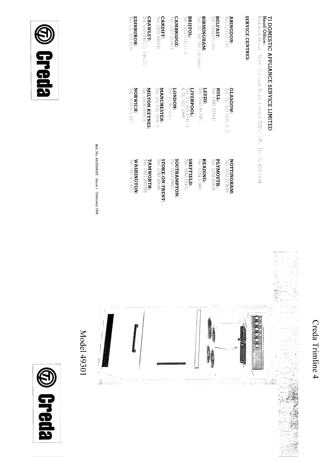 Creda HB49301 User Manual