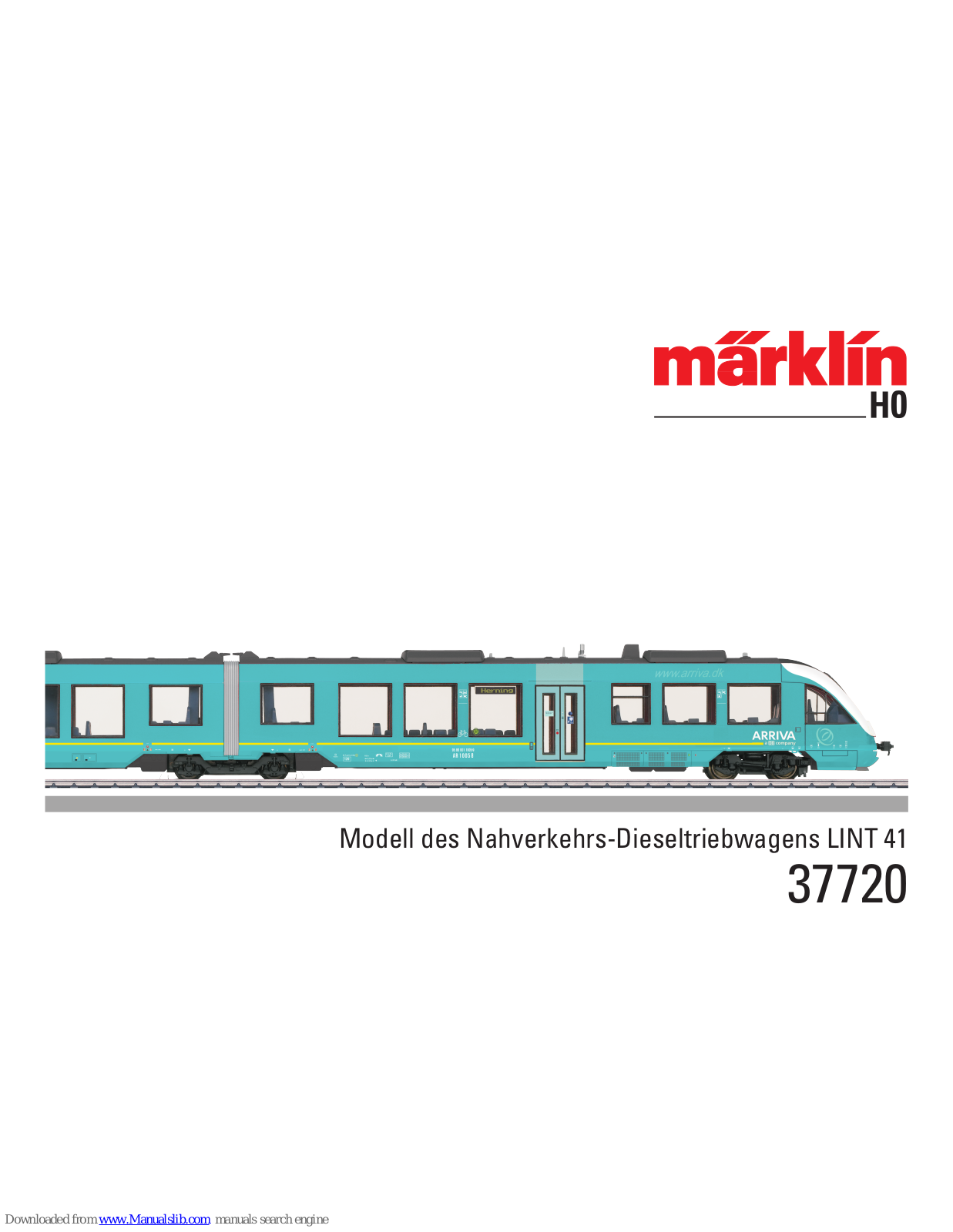 marklin LINT 41 User Manual - ManualMachine.com