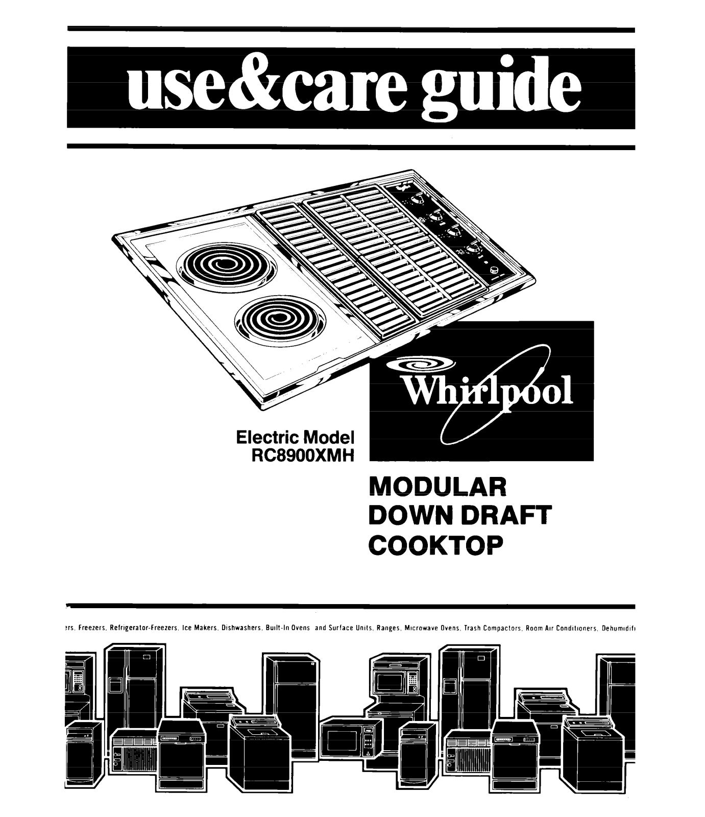 Whirlpool RC8900XMH User Manual