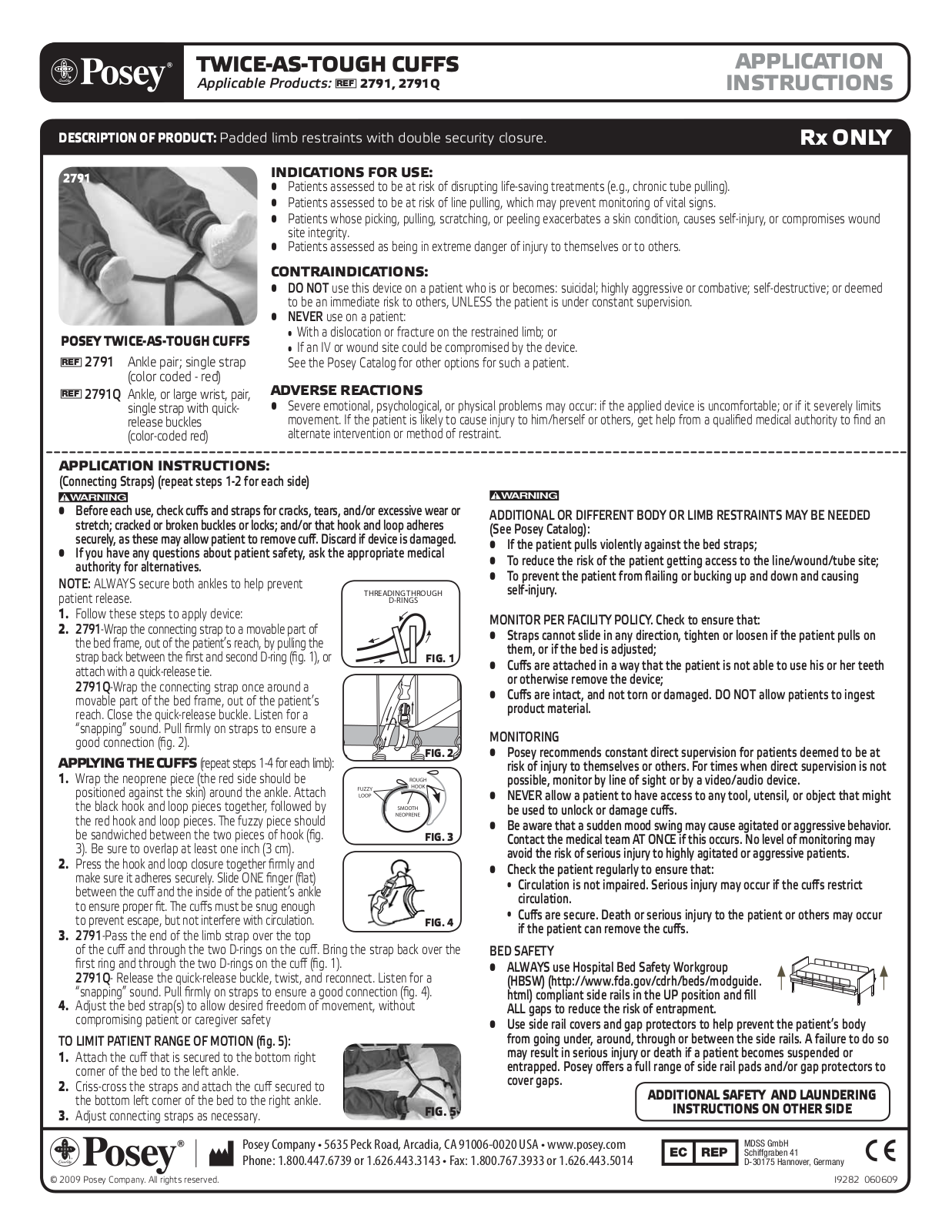 Posey 2791, 2791Q Product Instructions - ManualMachine.com
