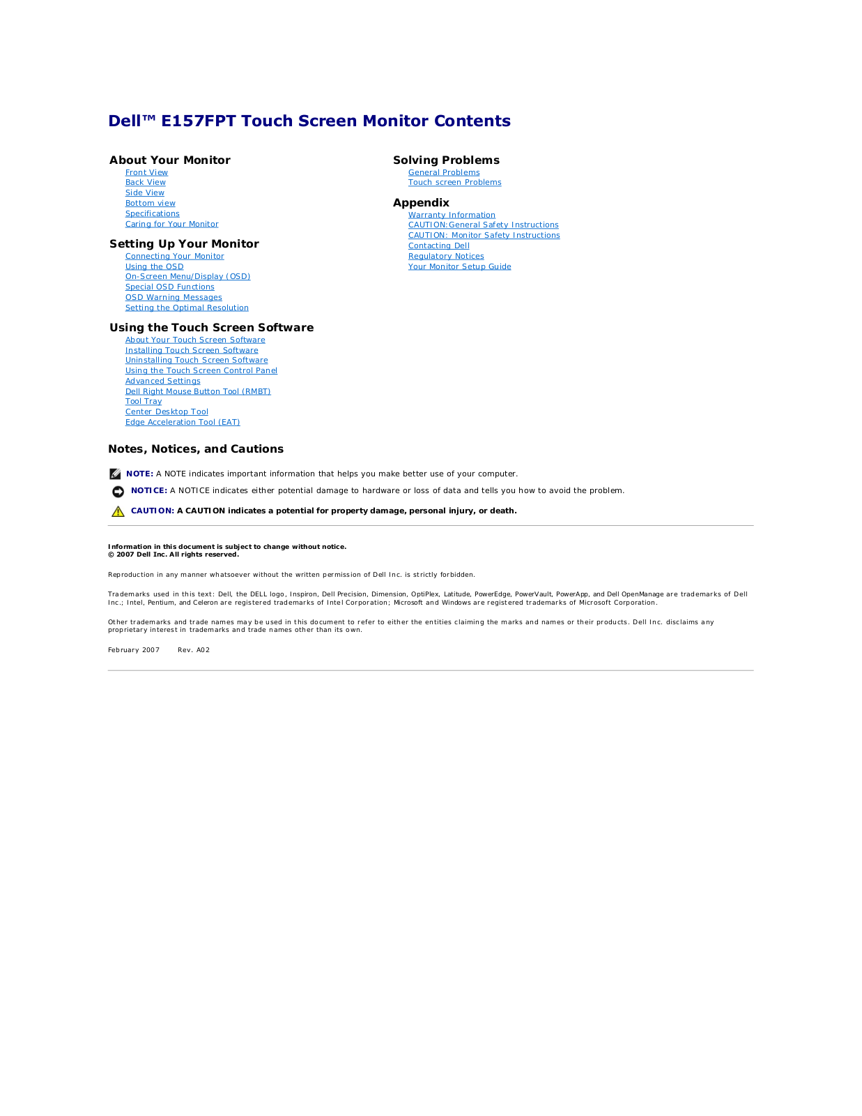 Dell 26007 User Manual