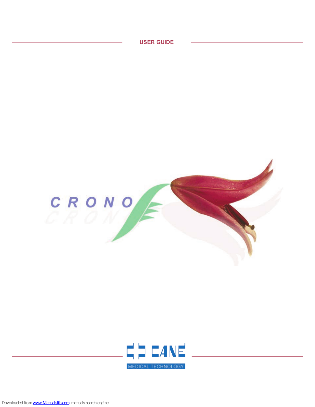 Cane Crono, Crono FE User Manual - ManualMachine.com