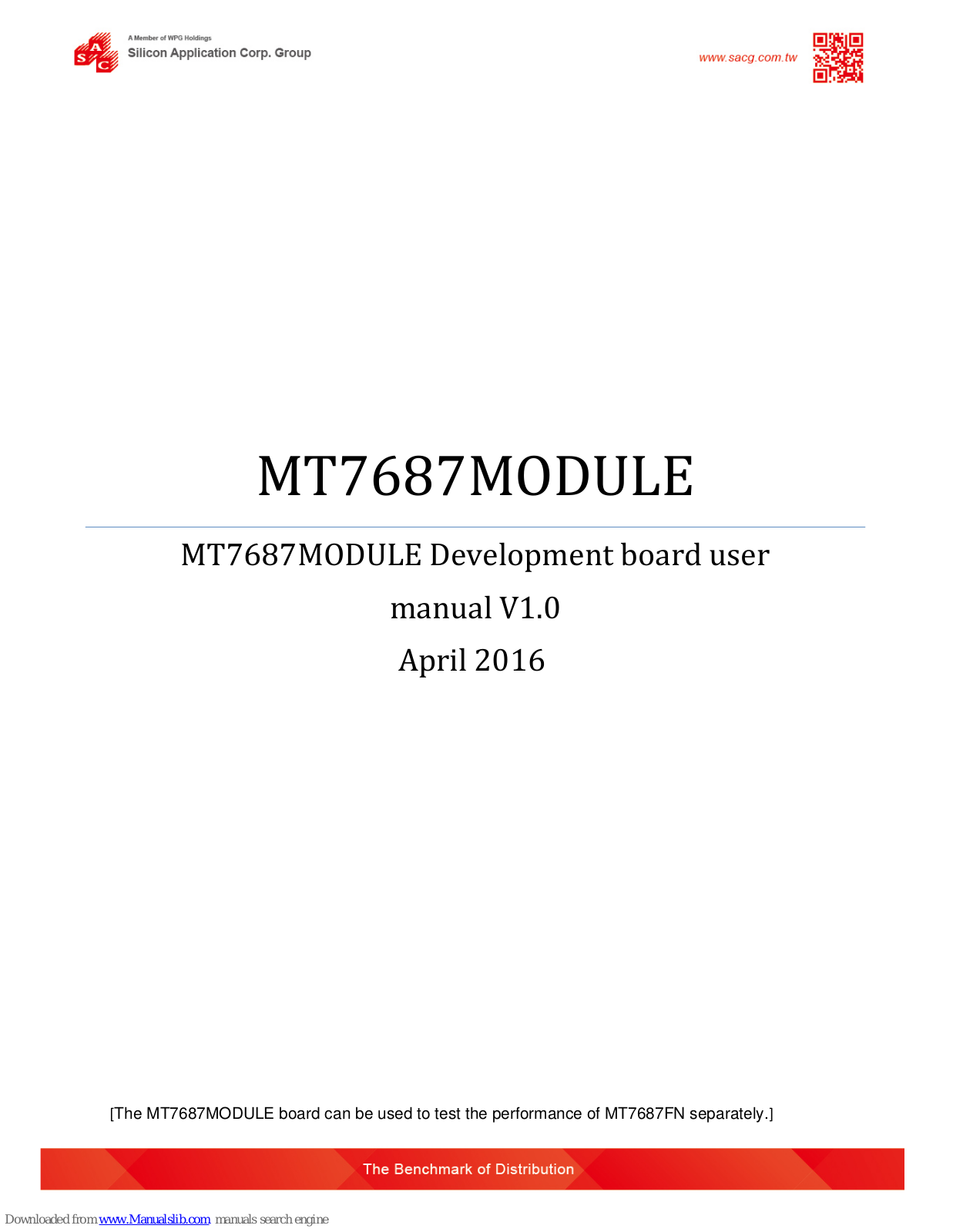 Silicon Application Corp. MT7687MODULE User Manual - ManualMachine.com