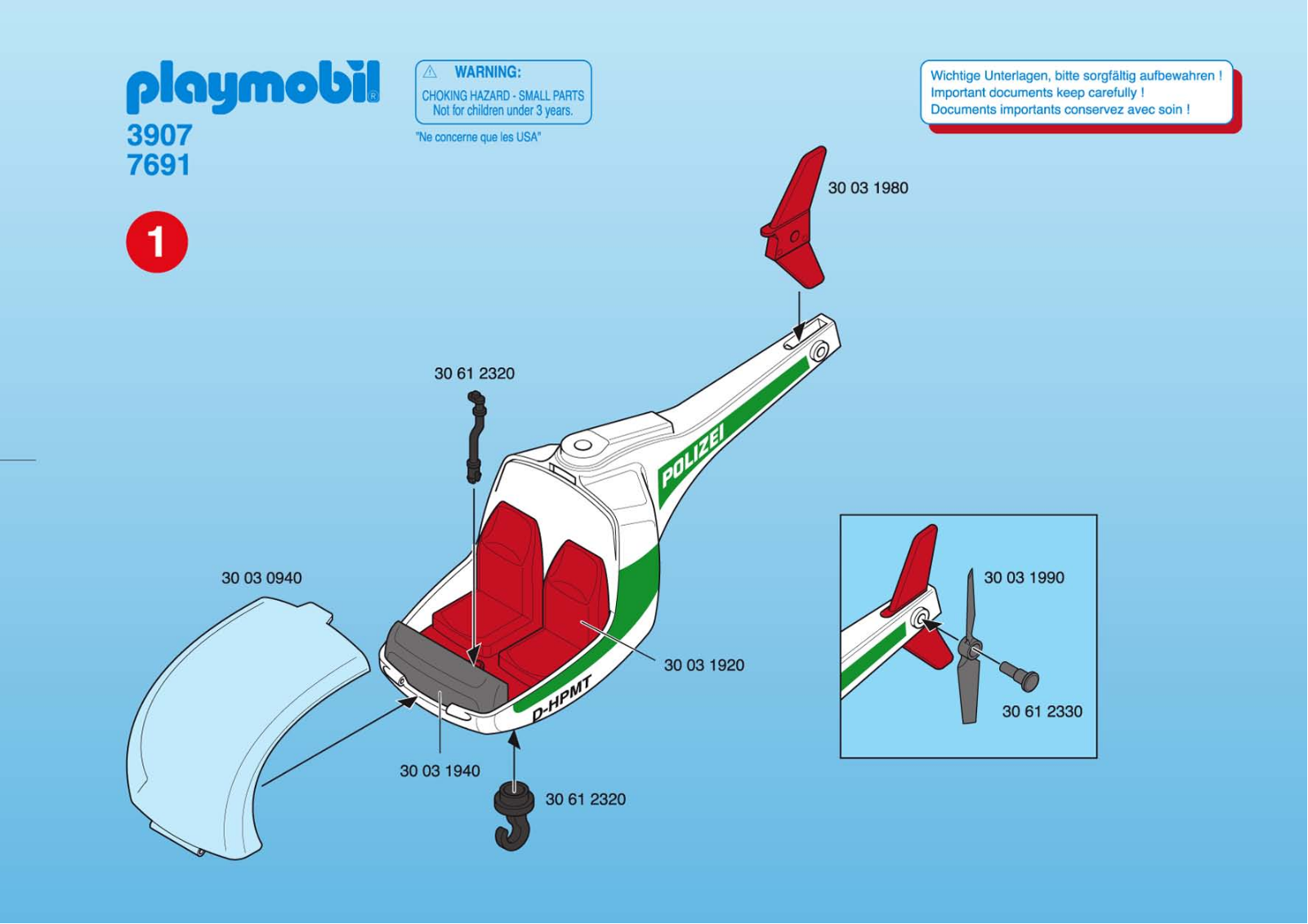 Playmobil 3907 Instructions