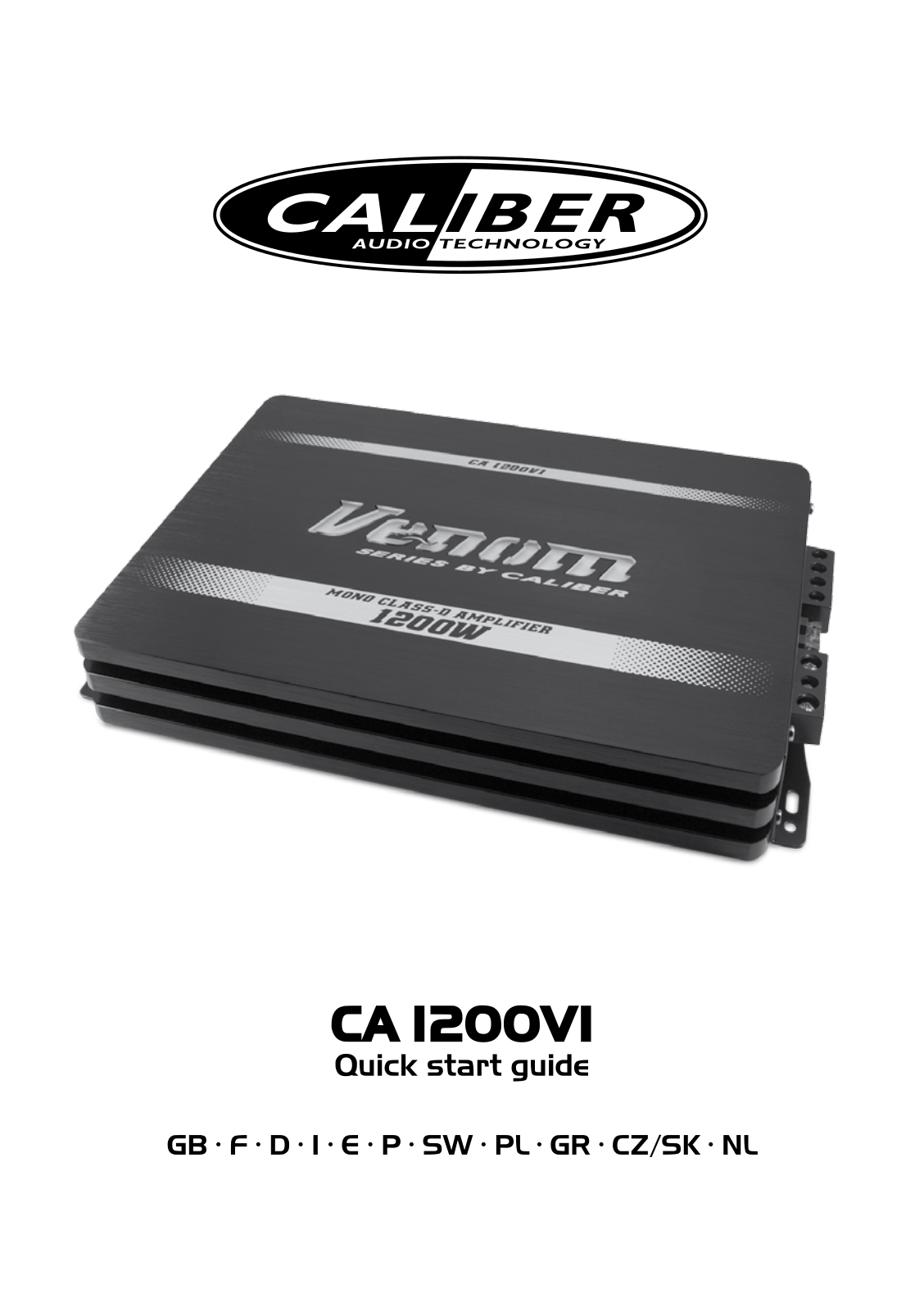 Caliber CA1200V1 operation manual