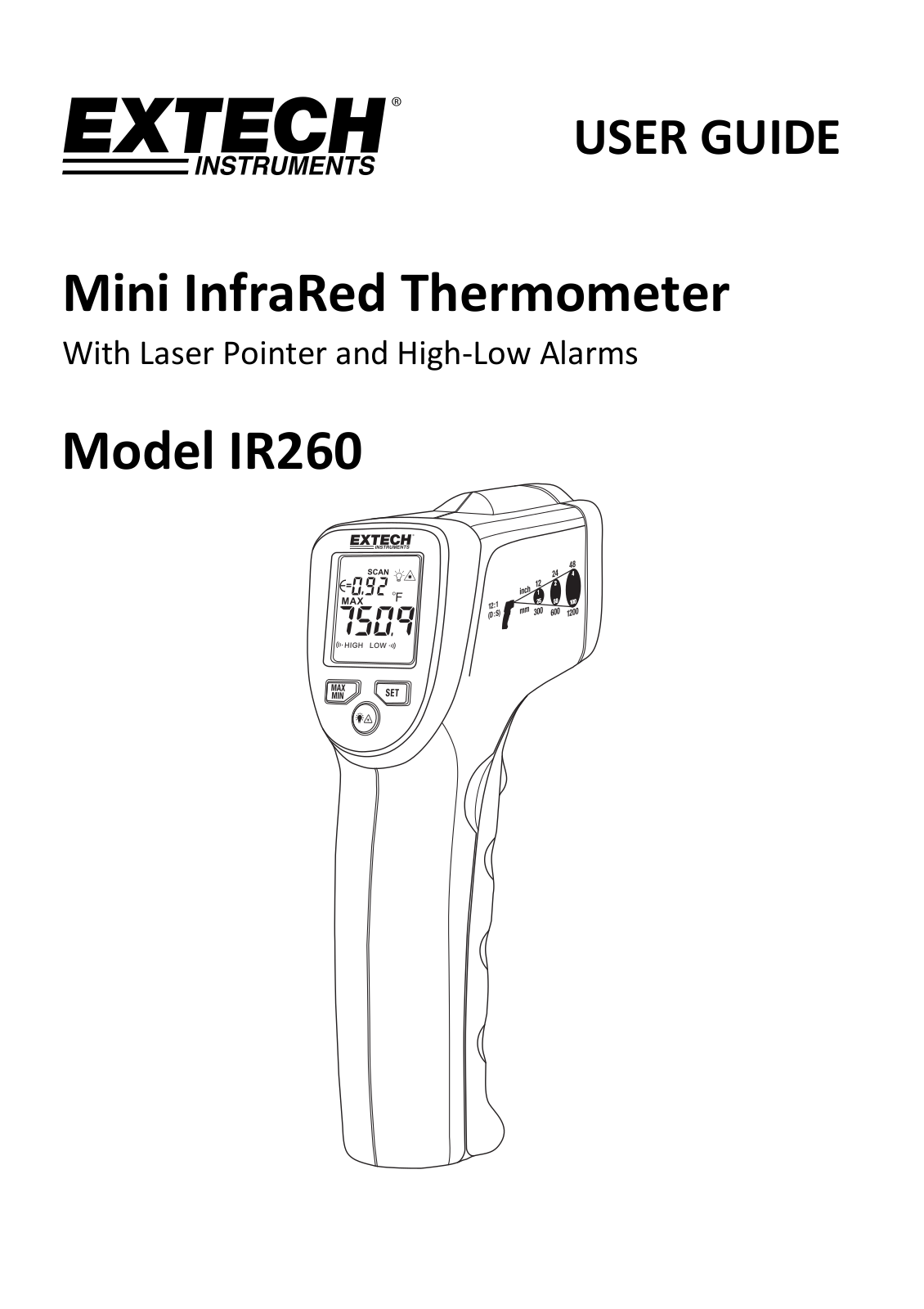 Extech IR260 User Manual