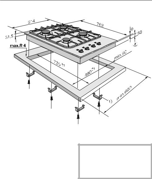 Miele KM 320 G assembly instruction