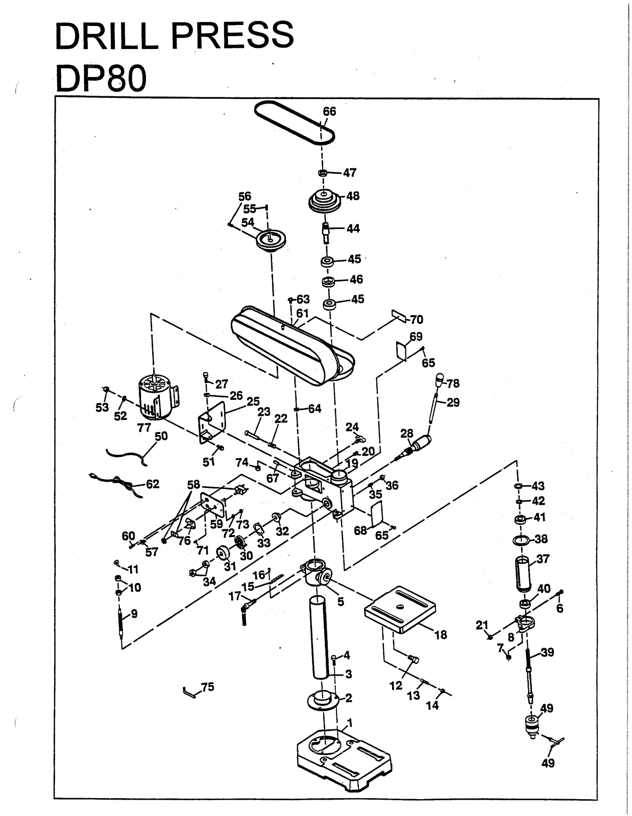 Ryobi DP80 User Manual