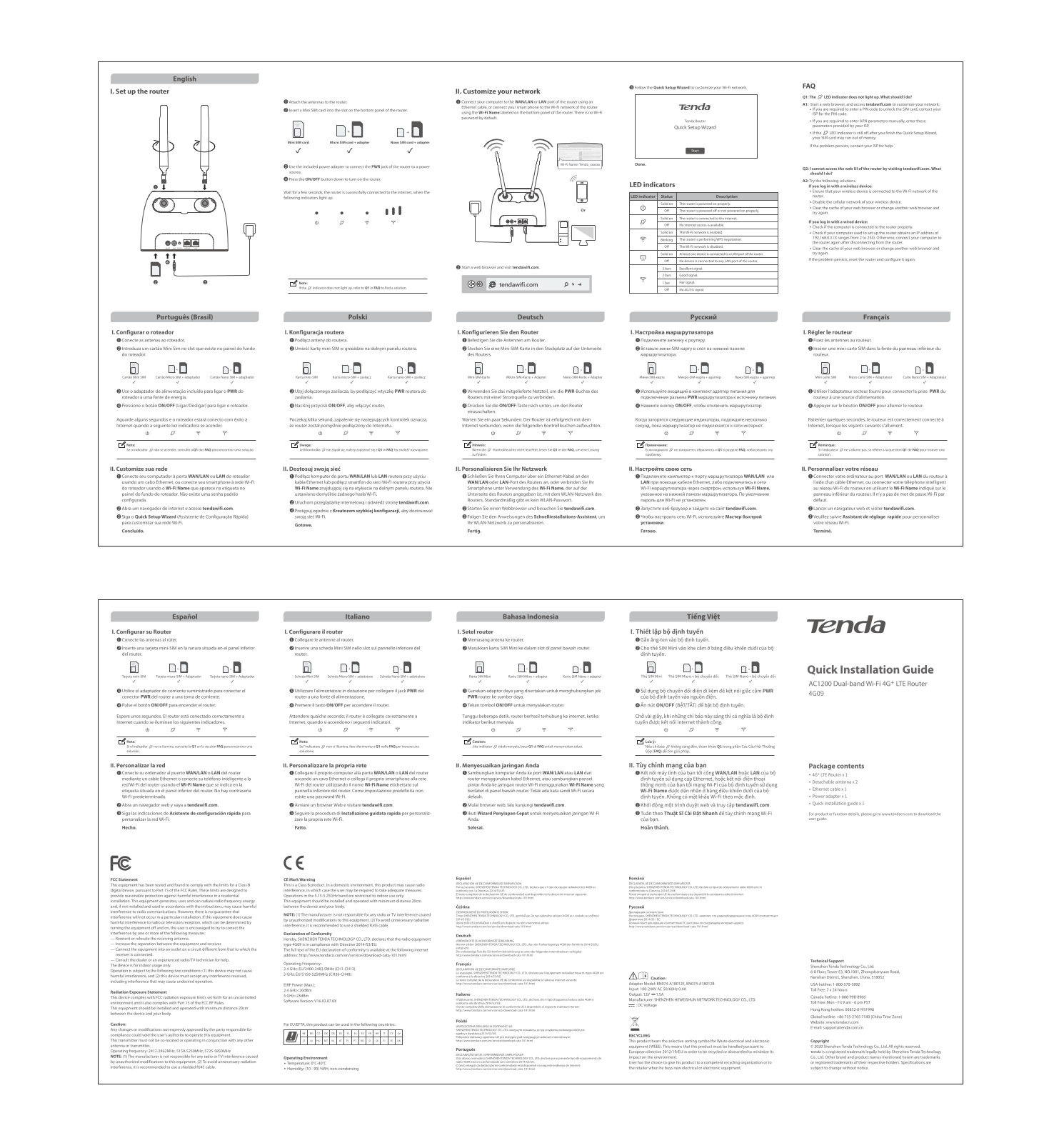 Tenda AC1200 Installation Manual