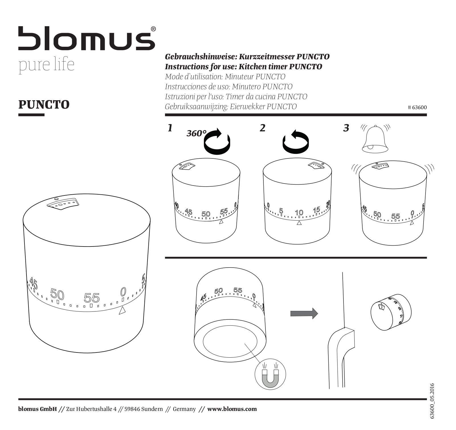 Blomus RY2577 Installation & Assembly - ManualMachine.com