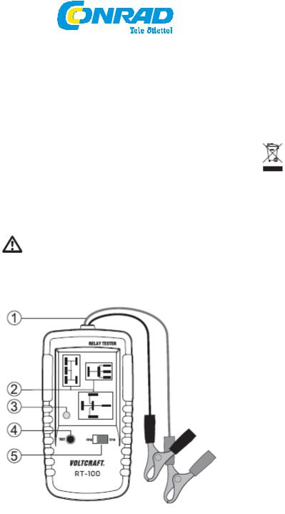 VOLTCRAFT RT-100 User guide