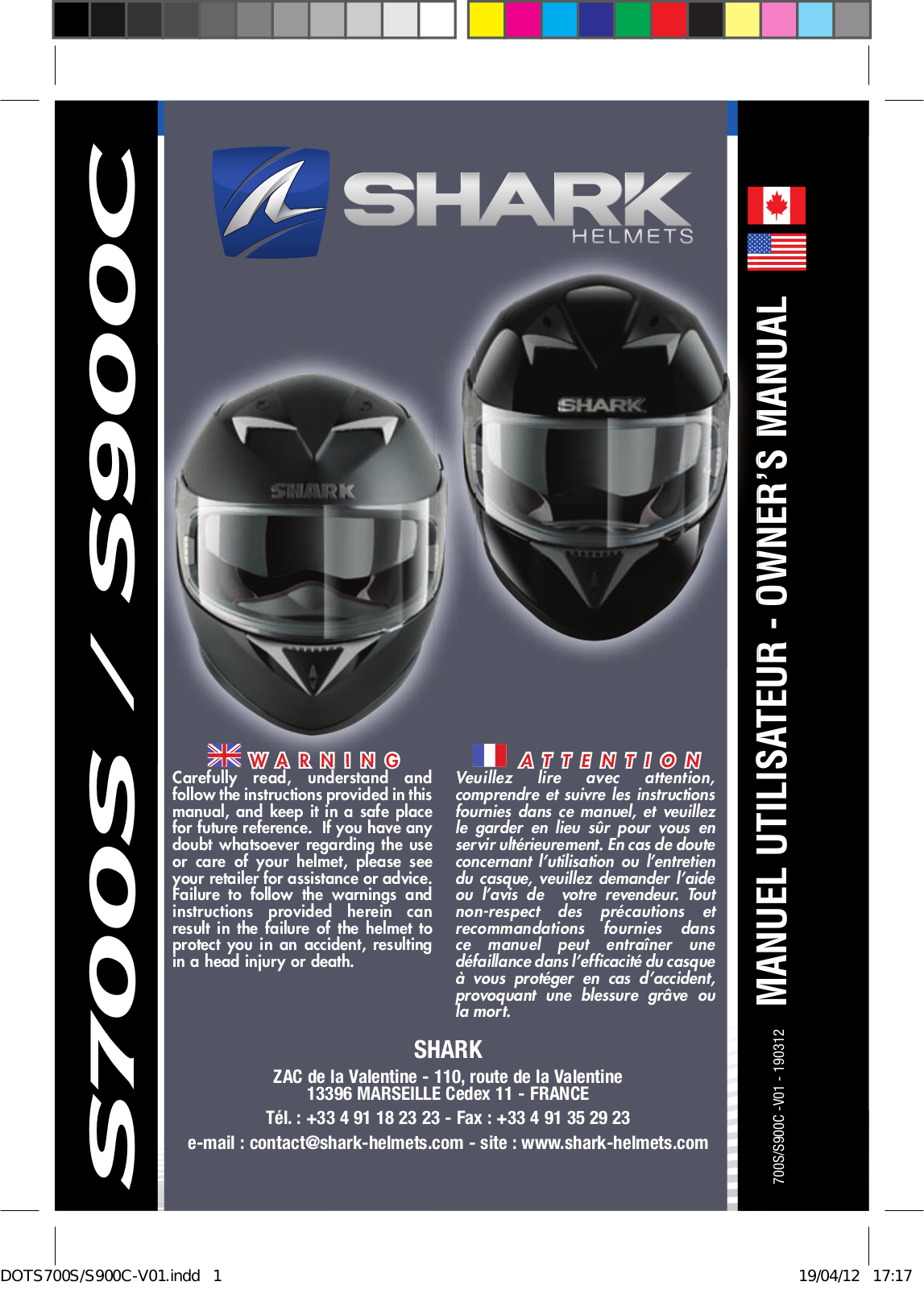 Shark S700S User Manual