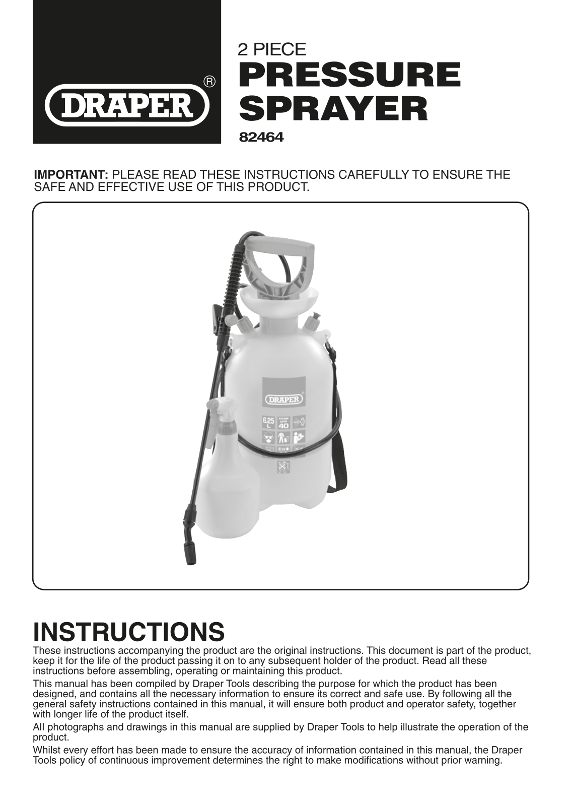 Draper Tools 82464 Instructions - ManualMachine.com