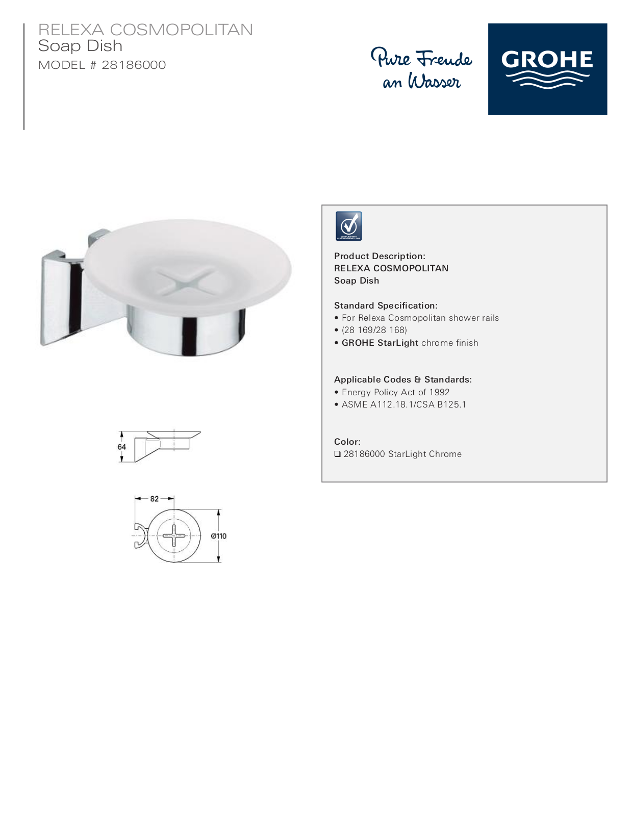 GROHE GRH1244 Specifications - ManualMachine.com
