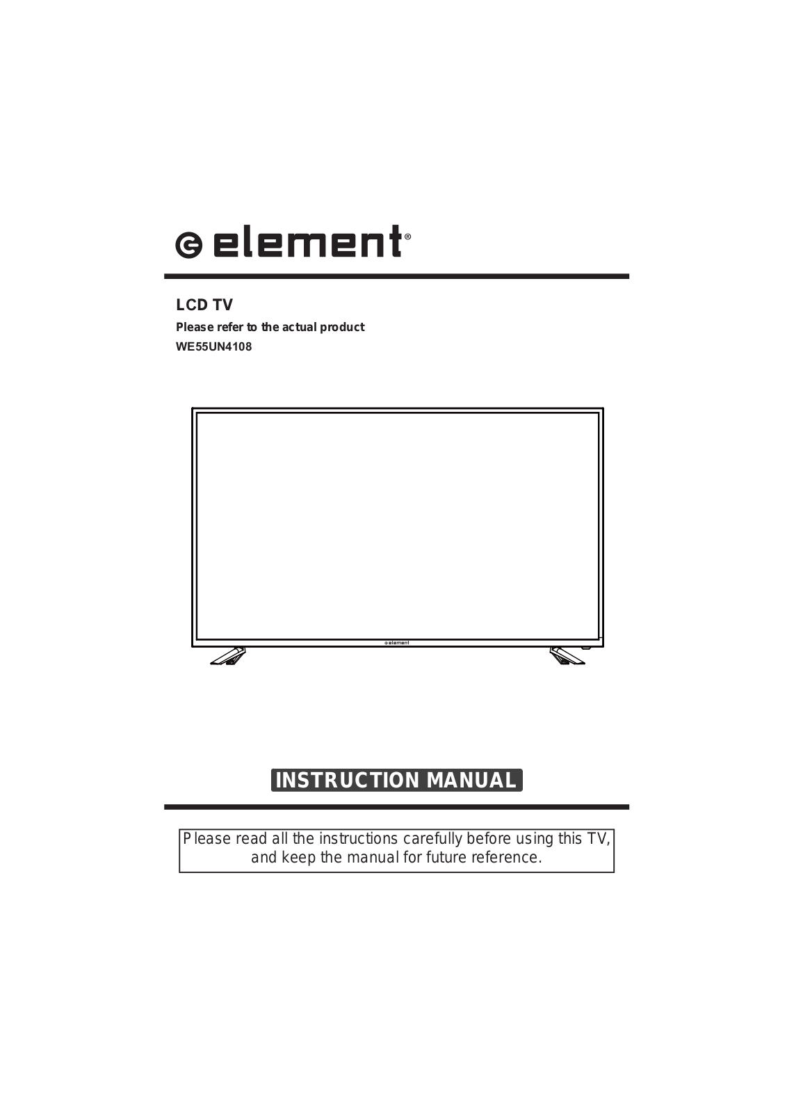 ANHUI KONKA ELECTRONIC WE55UN4108 user manual