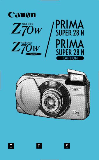 Canon Super 28N -Set User Manual
