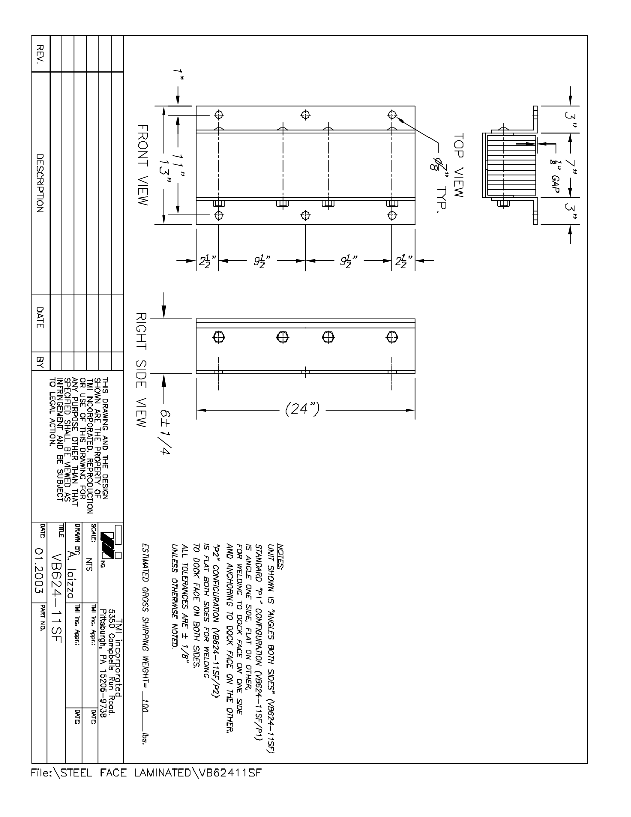 Tmi VB62411SF User Manual