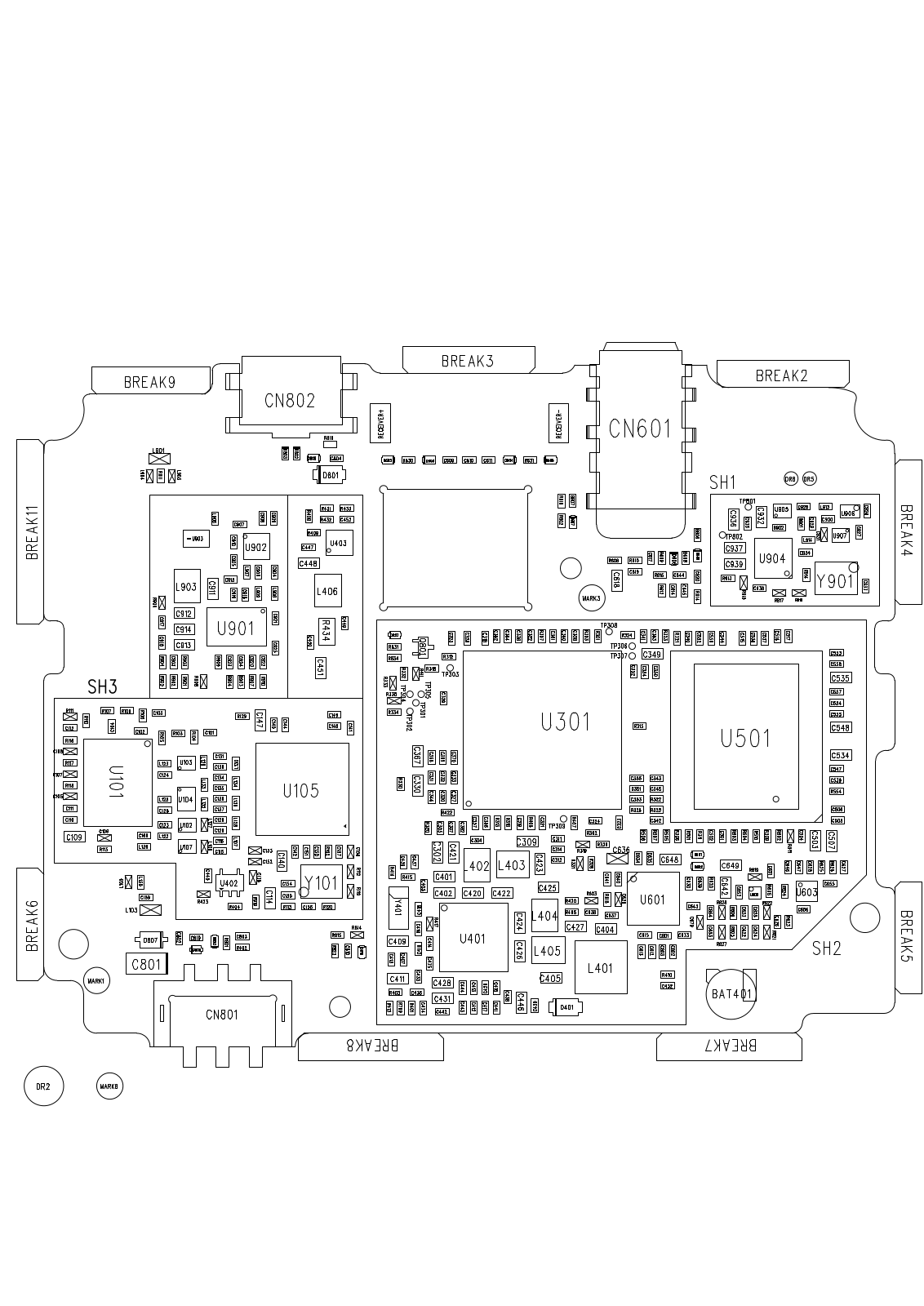 Lenovo A658T schematic diagram and service manual