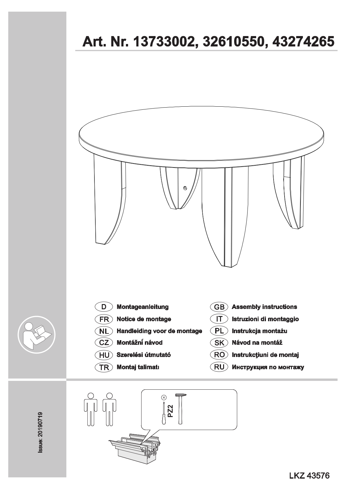 Home affaire Samuel Assembly instructions