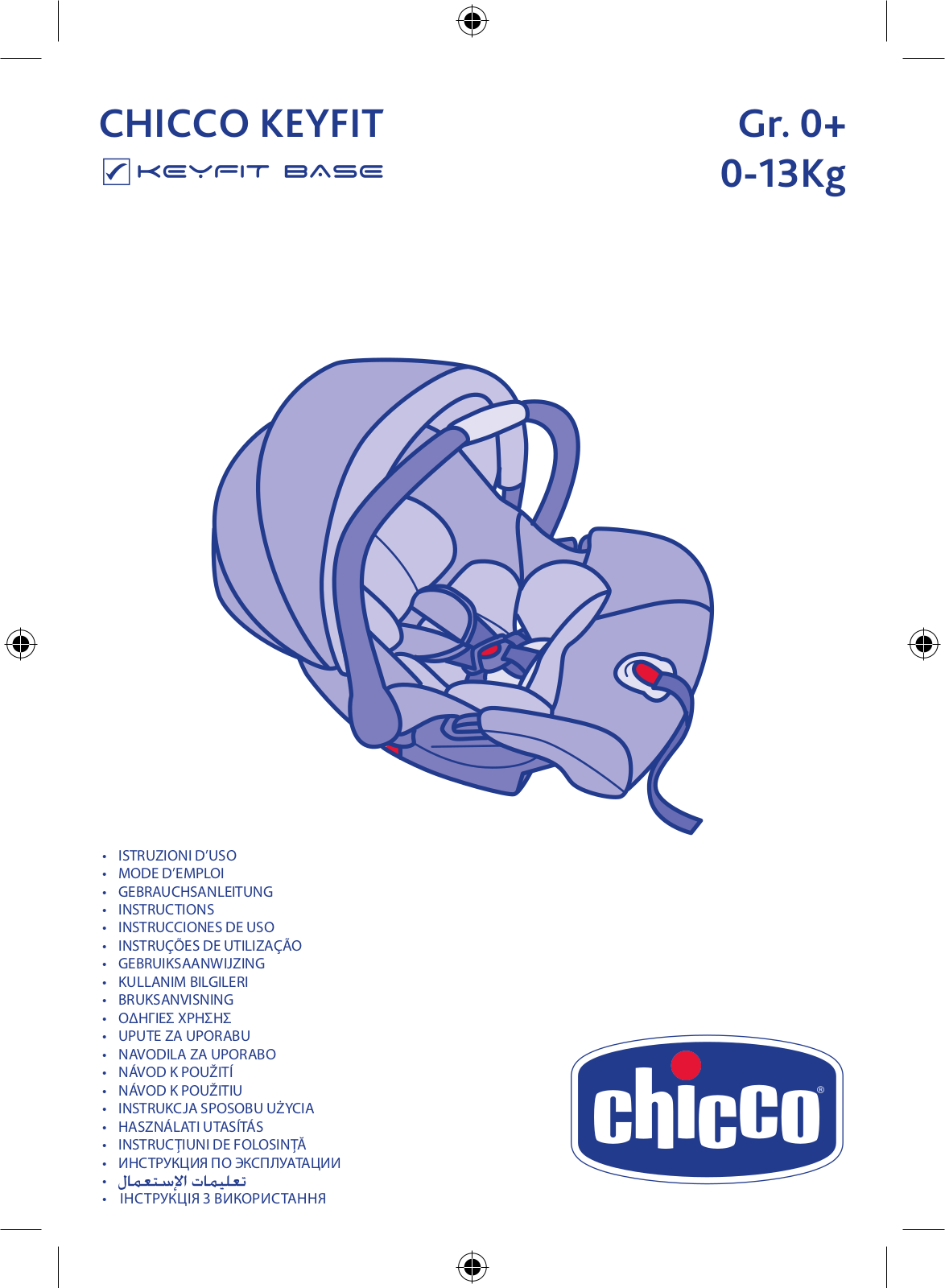 Chicco KEY FIT User Manual