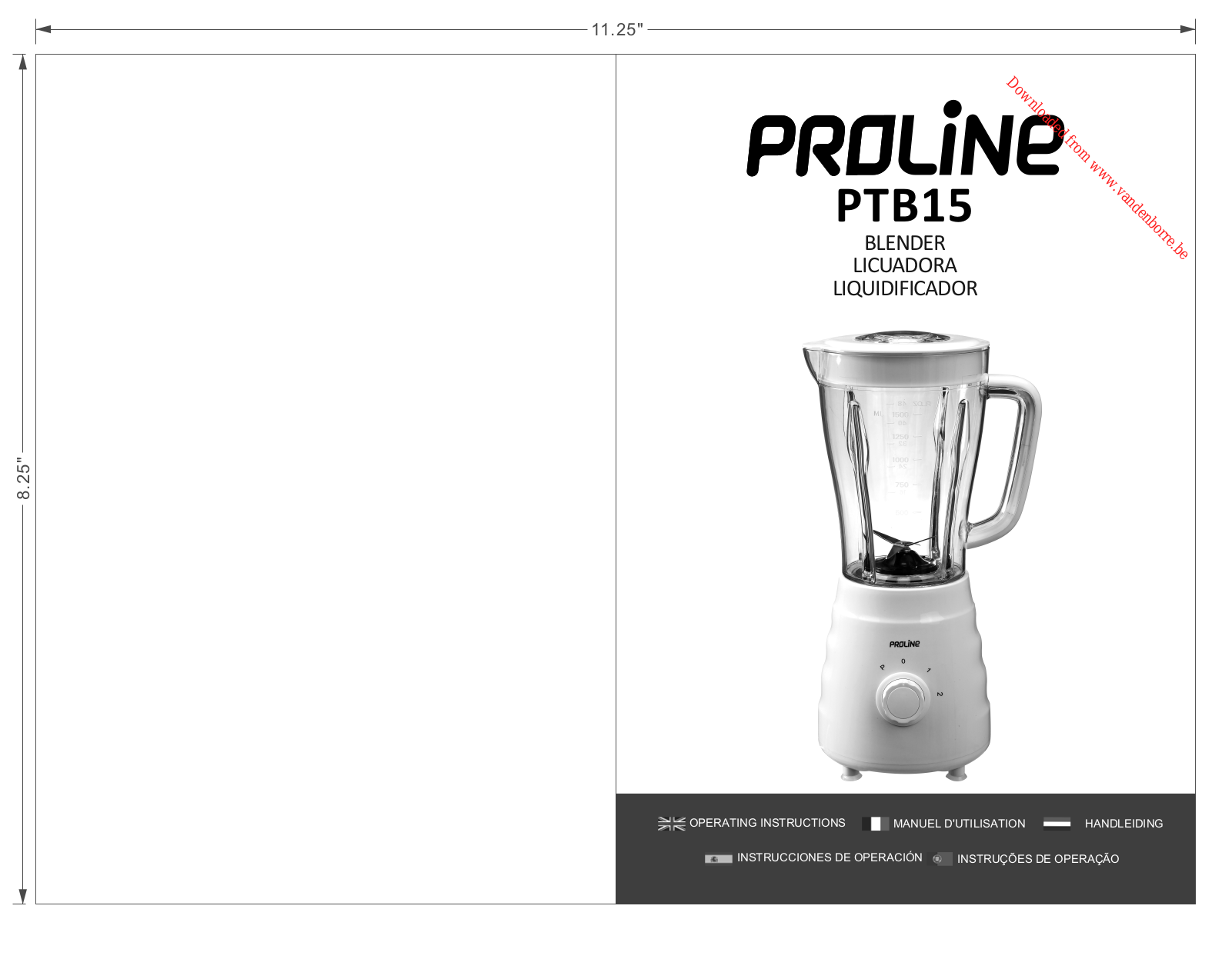 PROLINE PTB15 User Manual