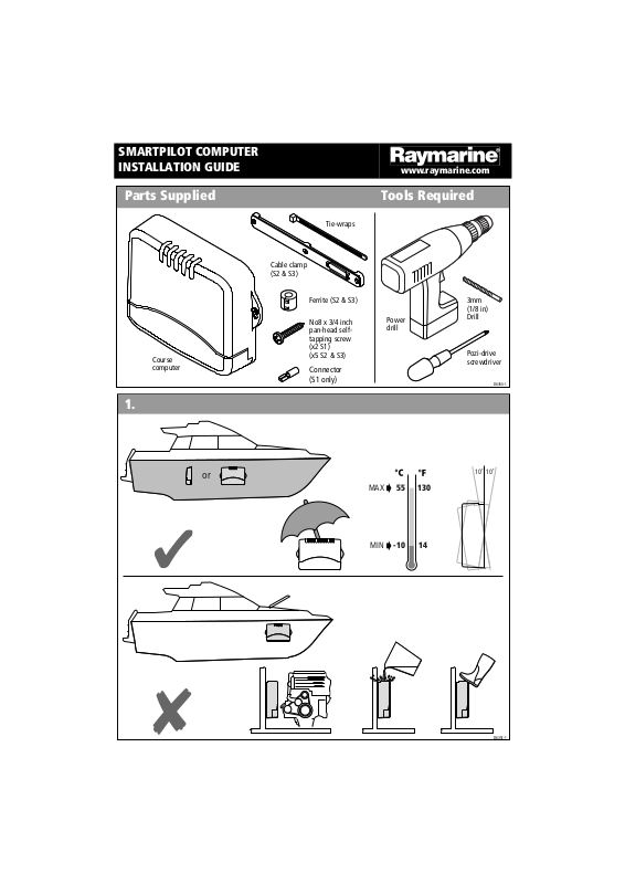 Raymarine SMARTPILOT, S1 Manual