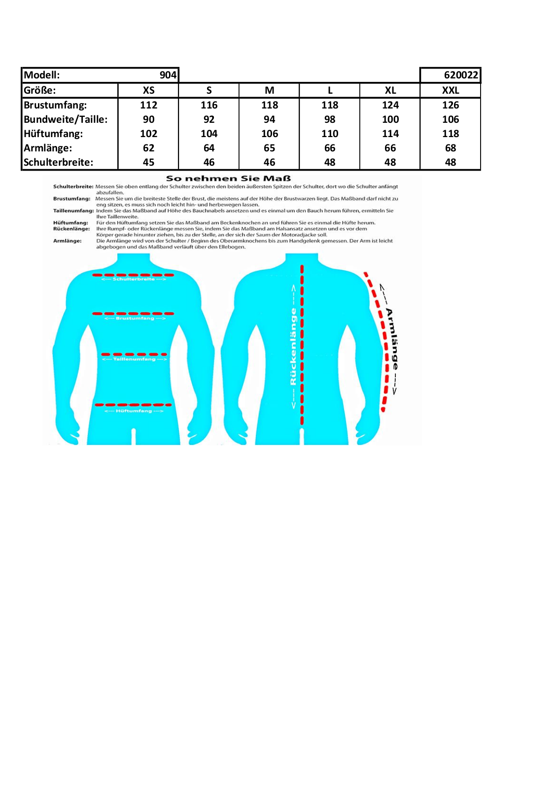 roleff 904 Technical data