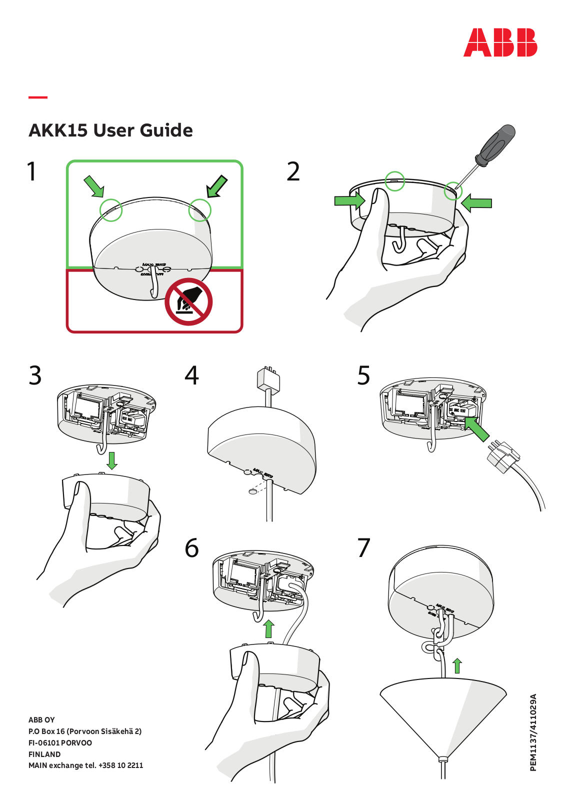 Abb AKK15 User Manual