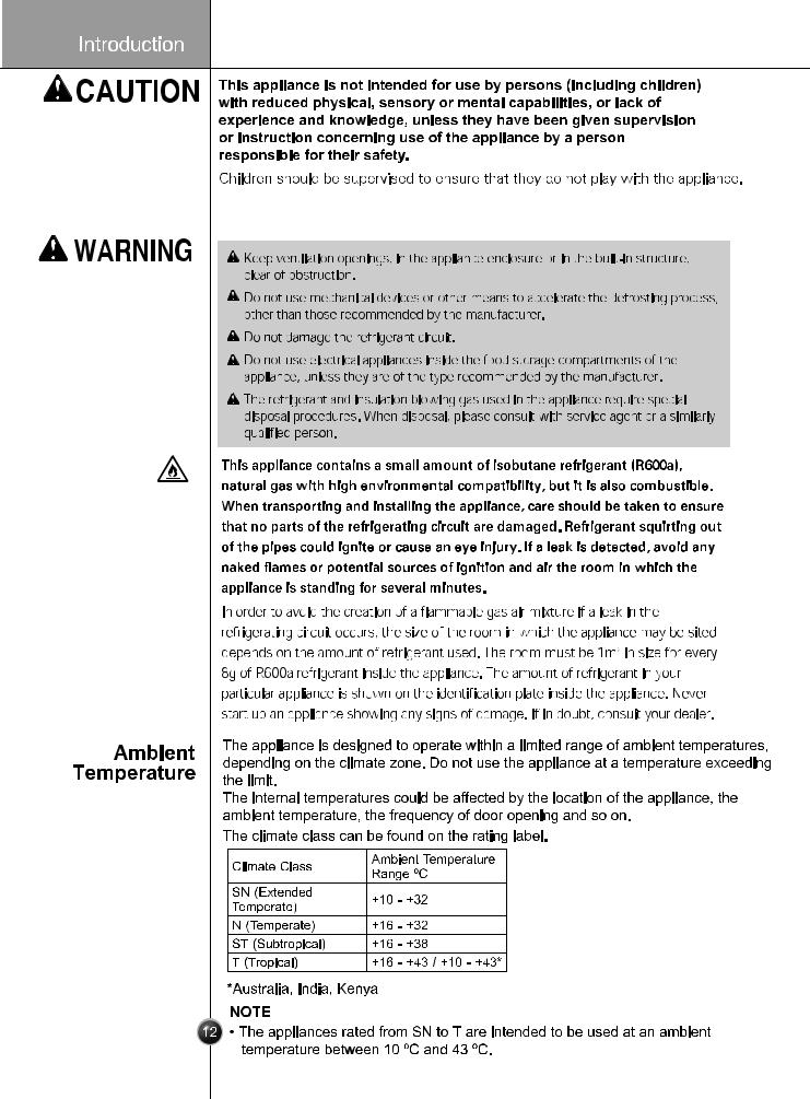 LG GR-R247GB User Guide