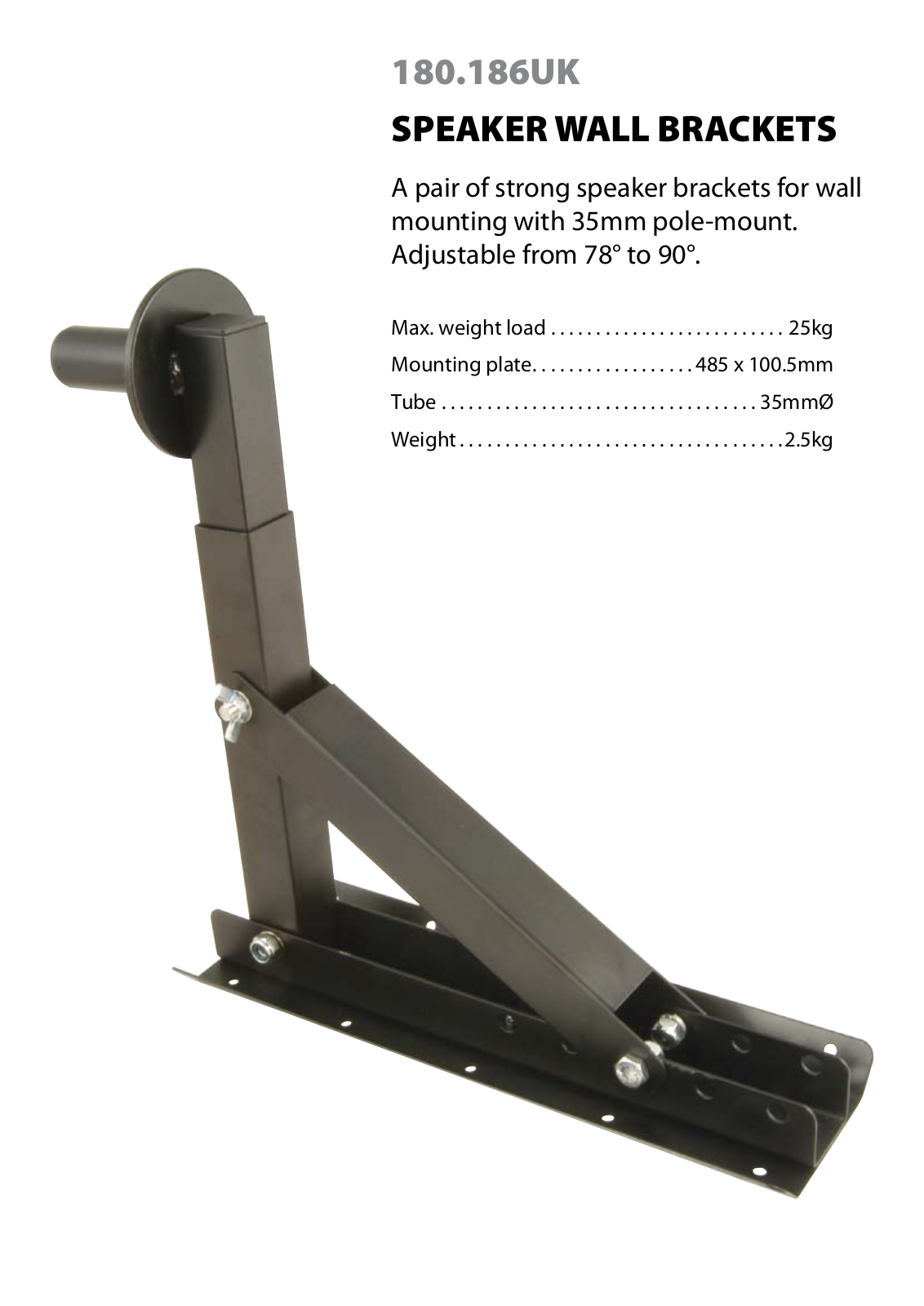 AVSL SPEAKER WALL BRACKETS User Manual - ManualMachine.com