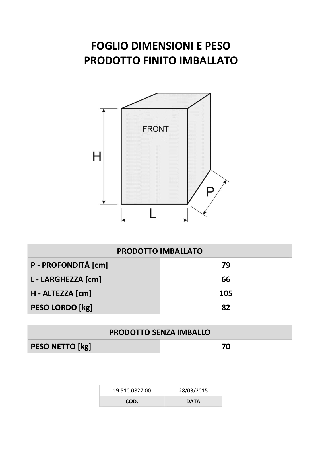 Smeg CDEMO-SWT260 User Manual