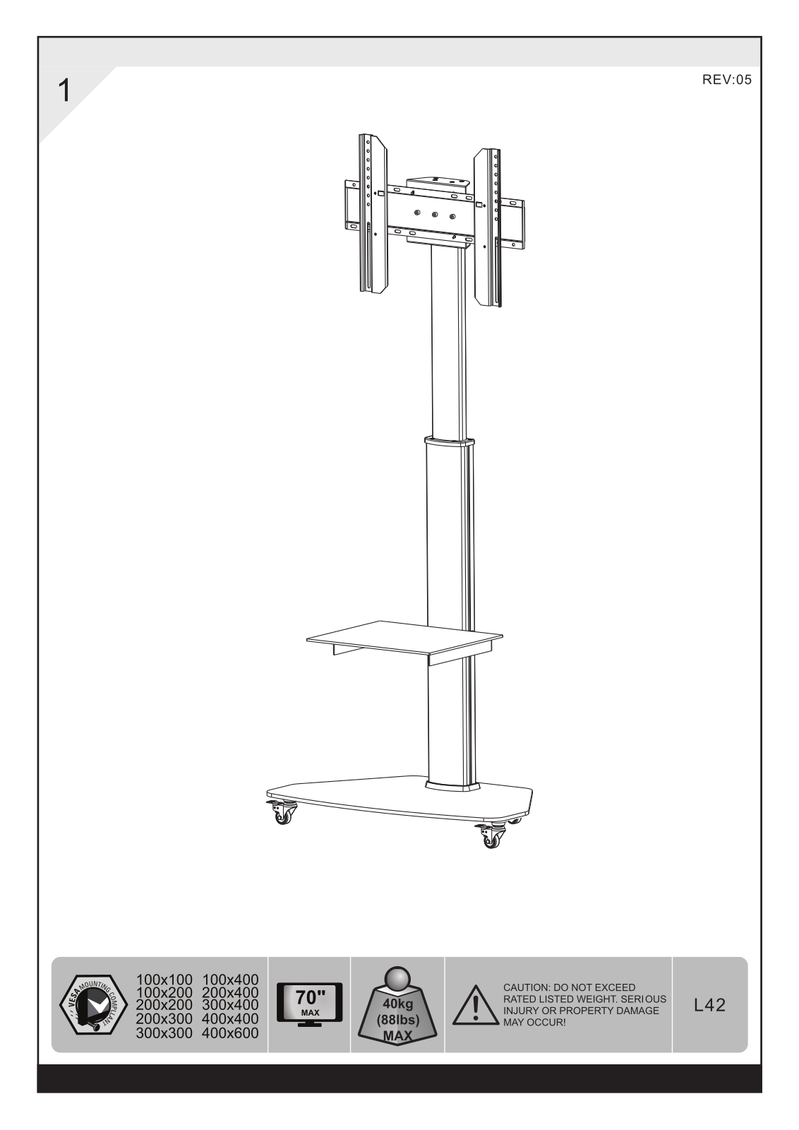 SpeaKa Professional L42 Operating Instructions