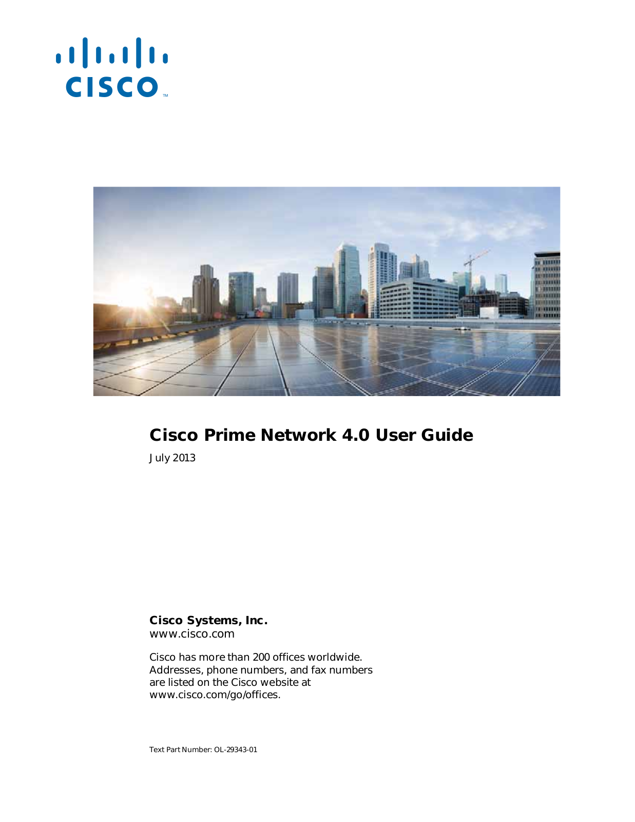 Cisco Prime Network 4.0 User Manual