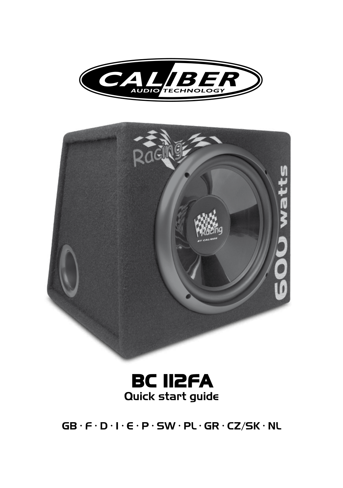 Caliber Audio Technology BC112FA Quick Start Guide