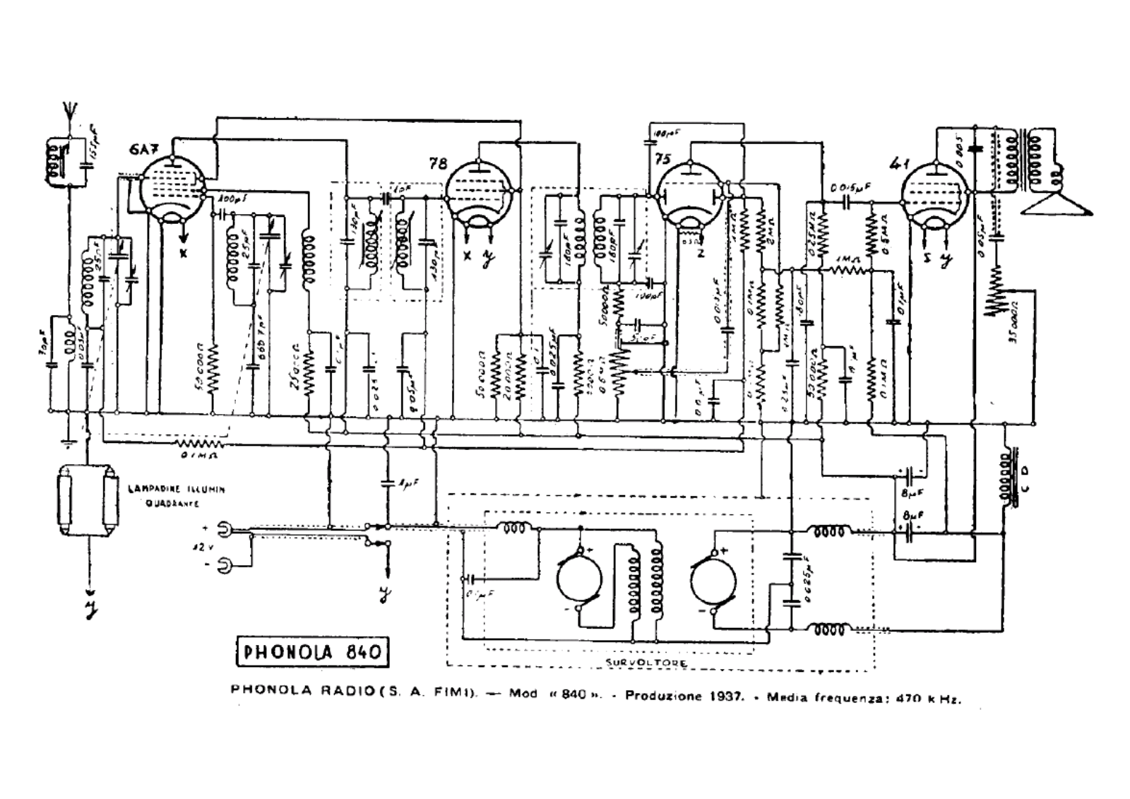 Phonola 840 schematic - ManualMachine.com