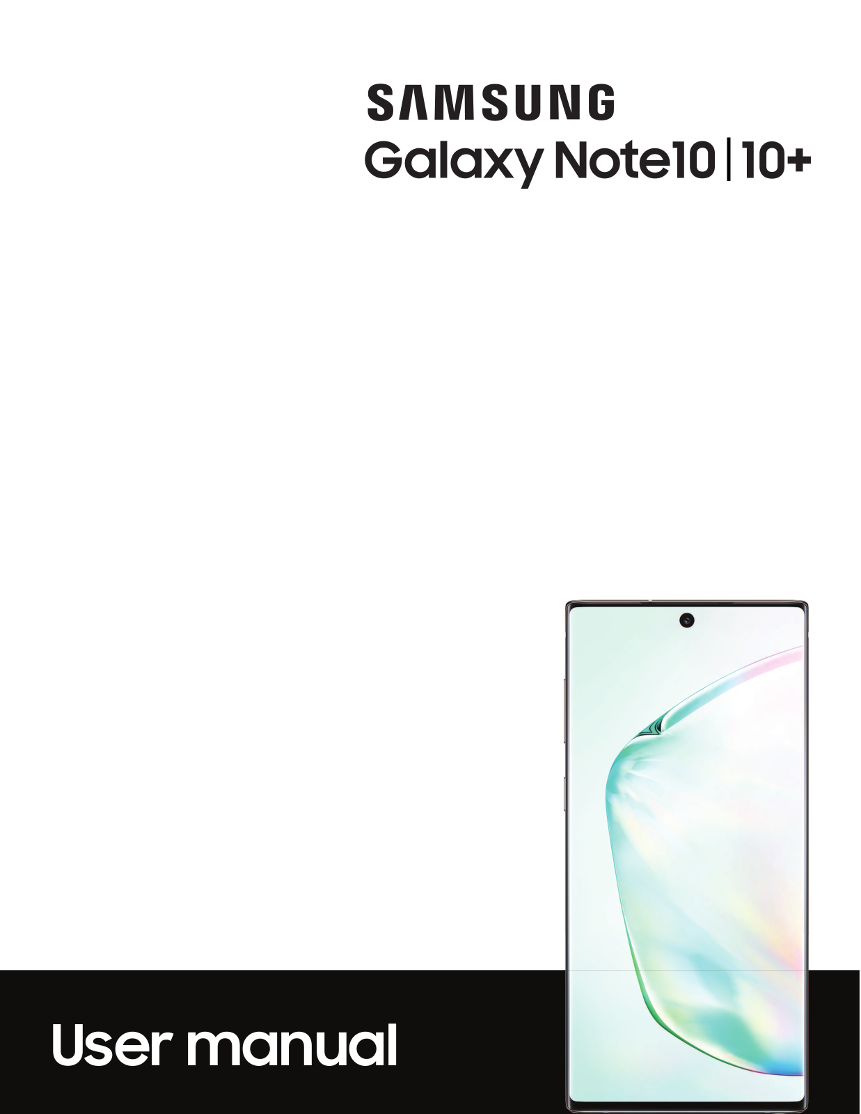 Samsung Galaxy Note 1O User Manual