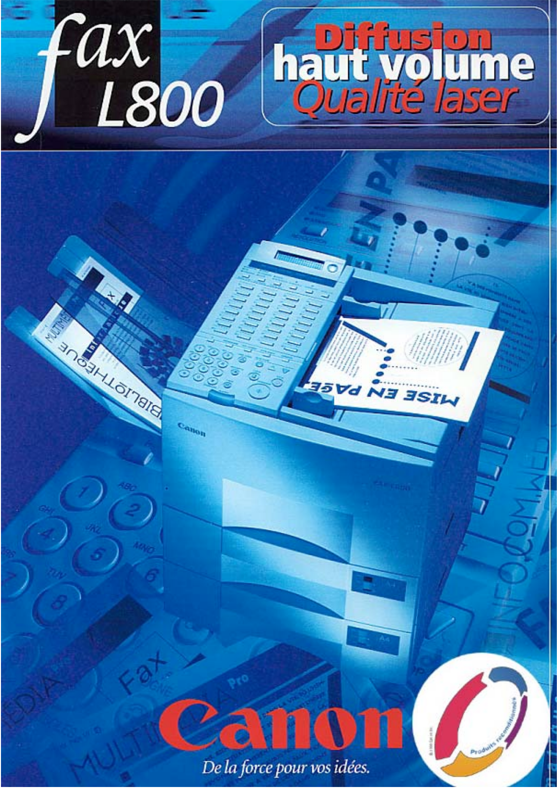 CANON FAX-L800 User Manual