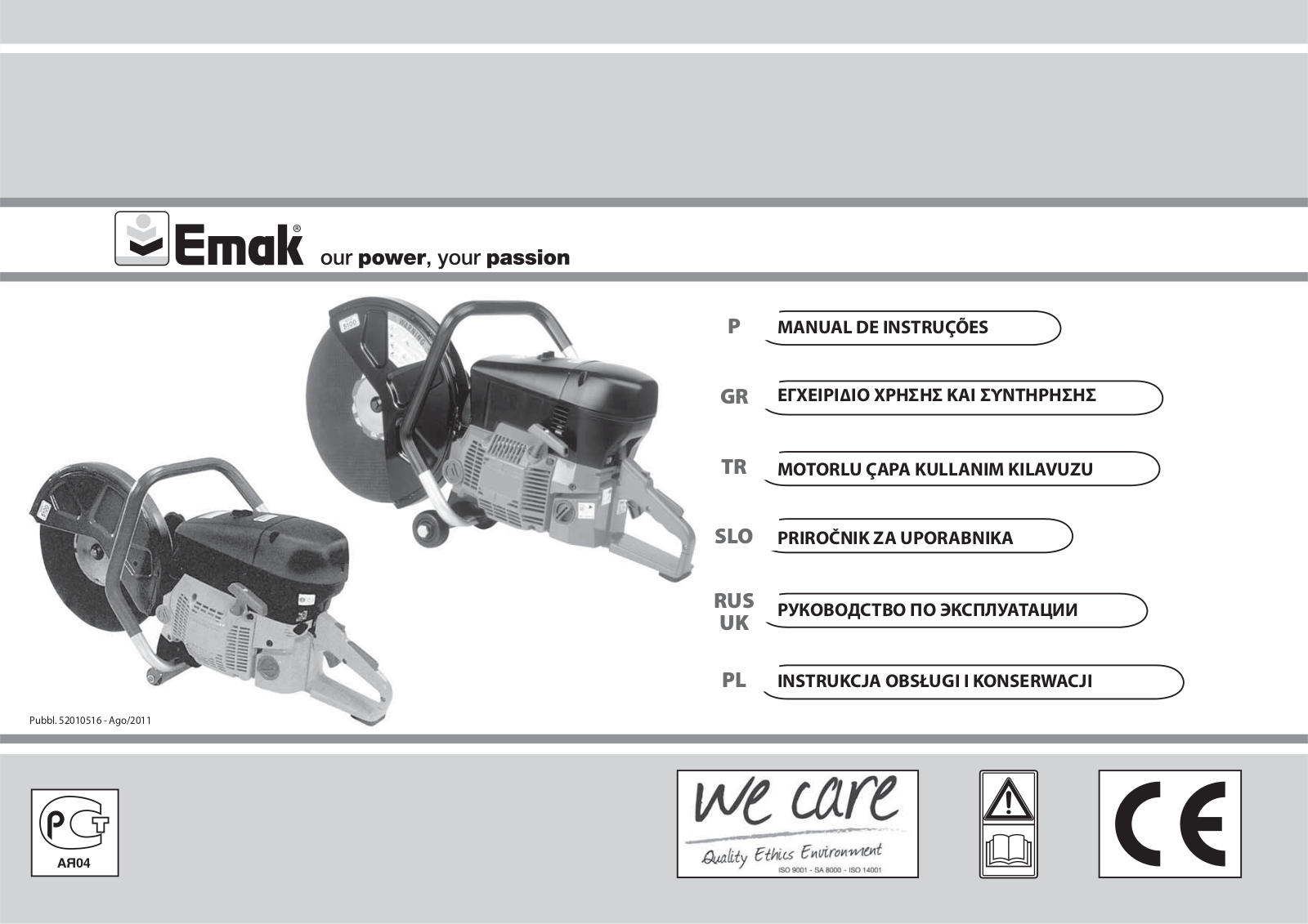 Efco TT 183 16 User Manual