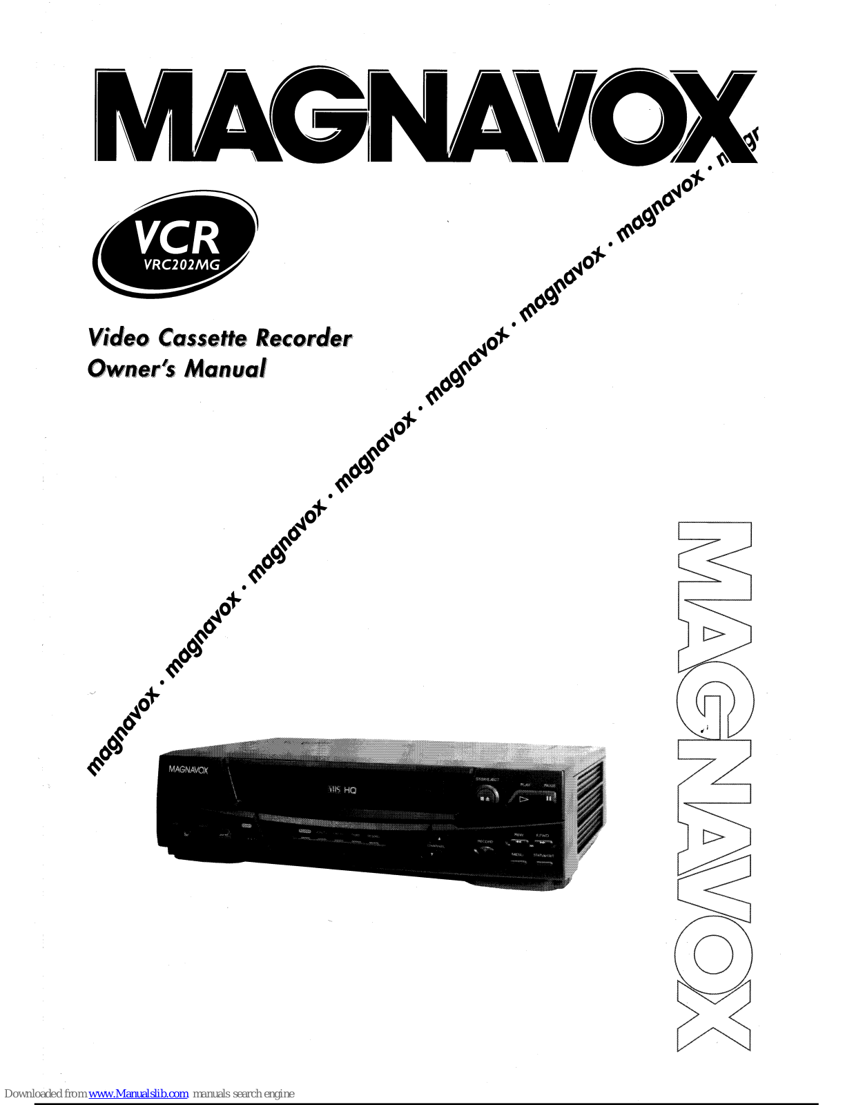 Magnavox VRC202MG Owner's Manual